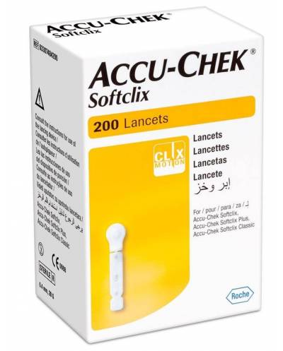 LANCETAS SOFTCLIX - II LANCET 200 U