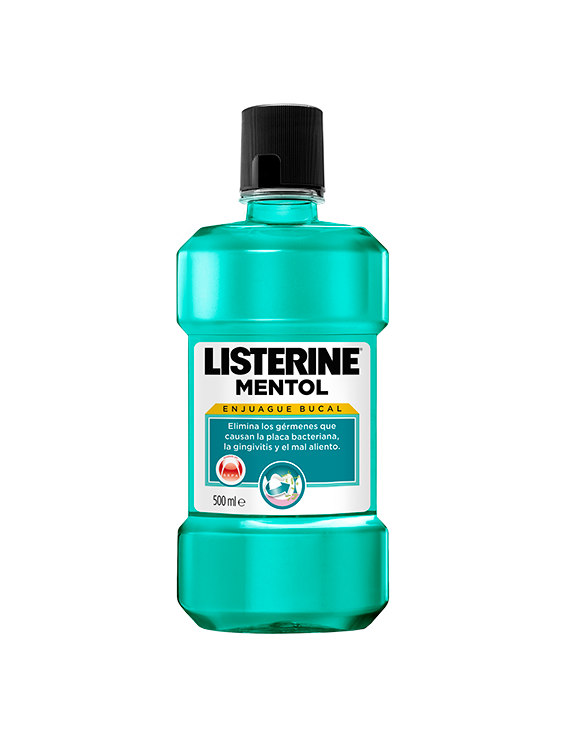Listerine mentol enjuague bucal 500 ml