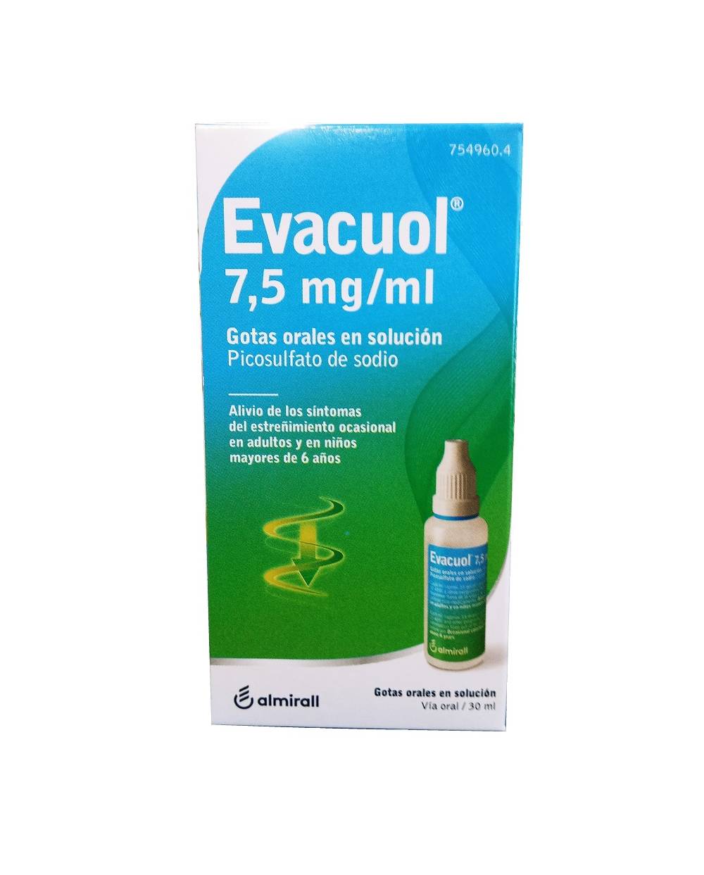 Evacuol 7.5 mg/ml - 30 ml