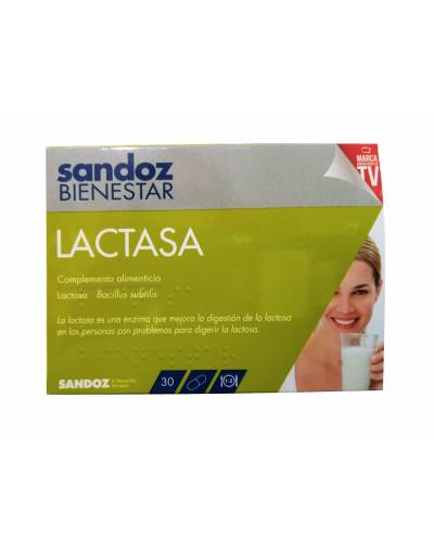 Lactasa - Sandoz Bienestar - 30 cápsulas