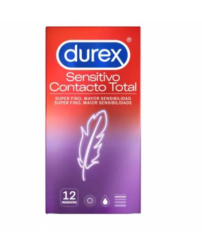 Preservativo Durex Sensitivo Contacto Total 12 U