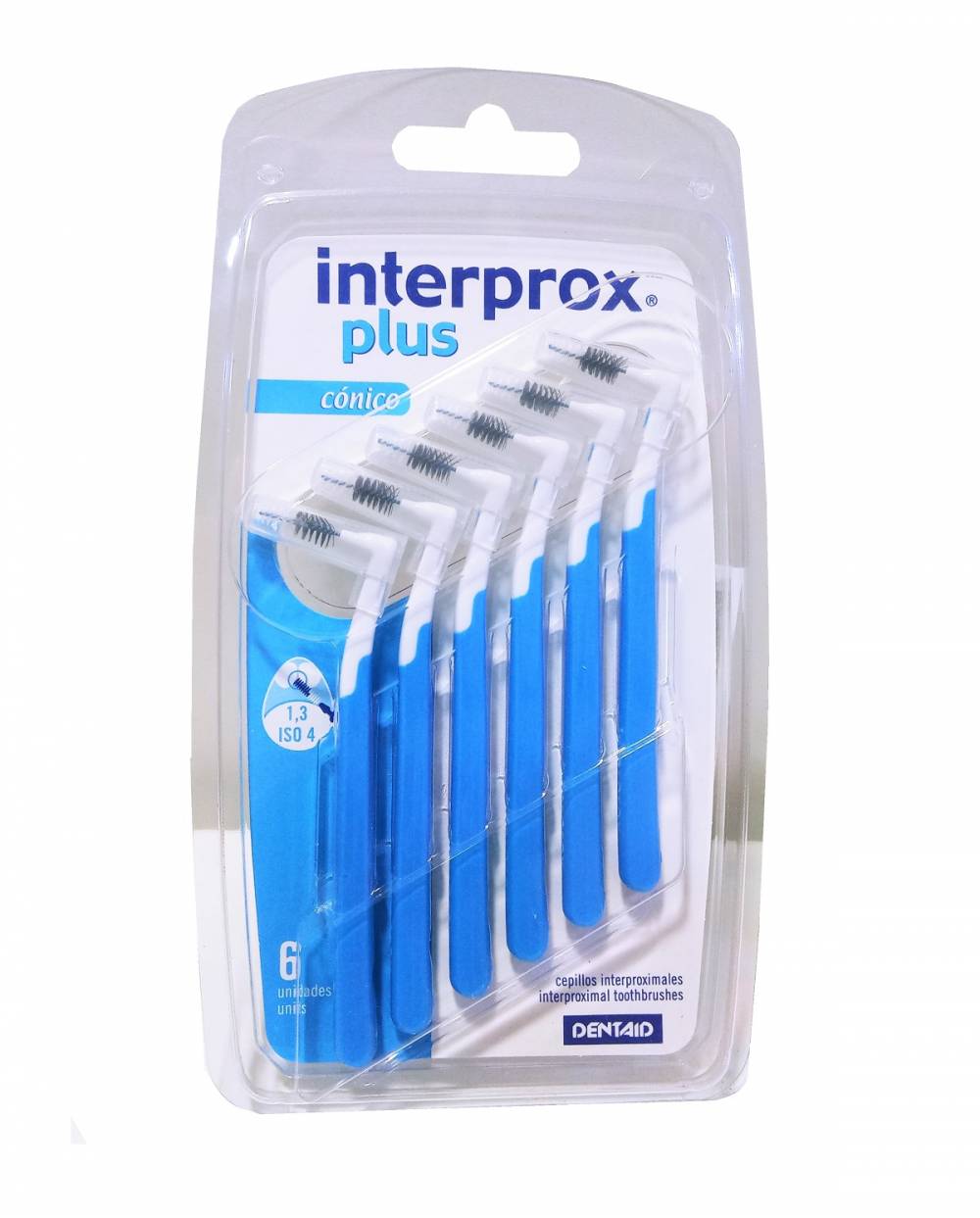 Cepillo dental interprox plus cónico - 6 unidades