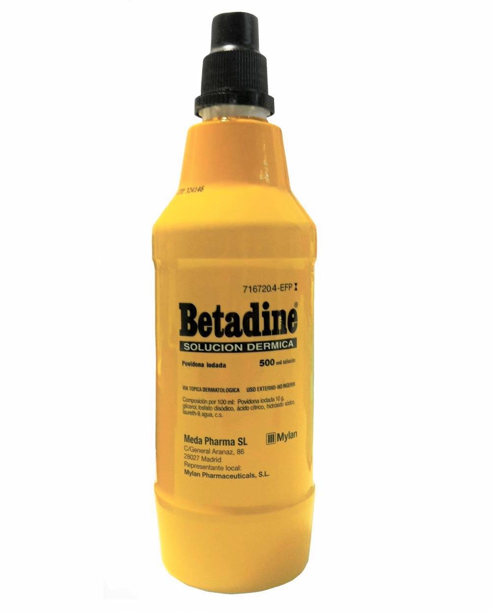 Betadine - solución dérmica - 500 ml