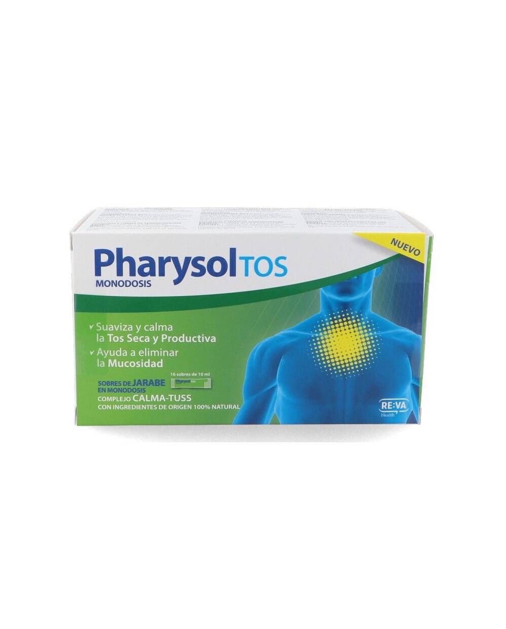 Pharysol tos monodosis 16 sobres 10 ml