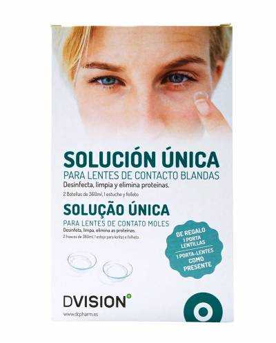 Solución para lentes de contacto blandas - DVision