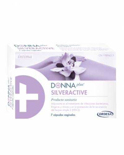 Donnaplus Silveractive - 7 cápsulas vaginales