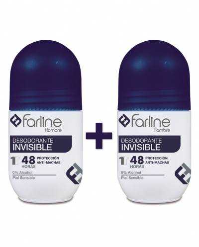 Farline Duplo desodorante roll-on Hombre