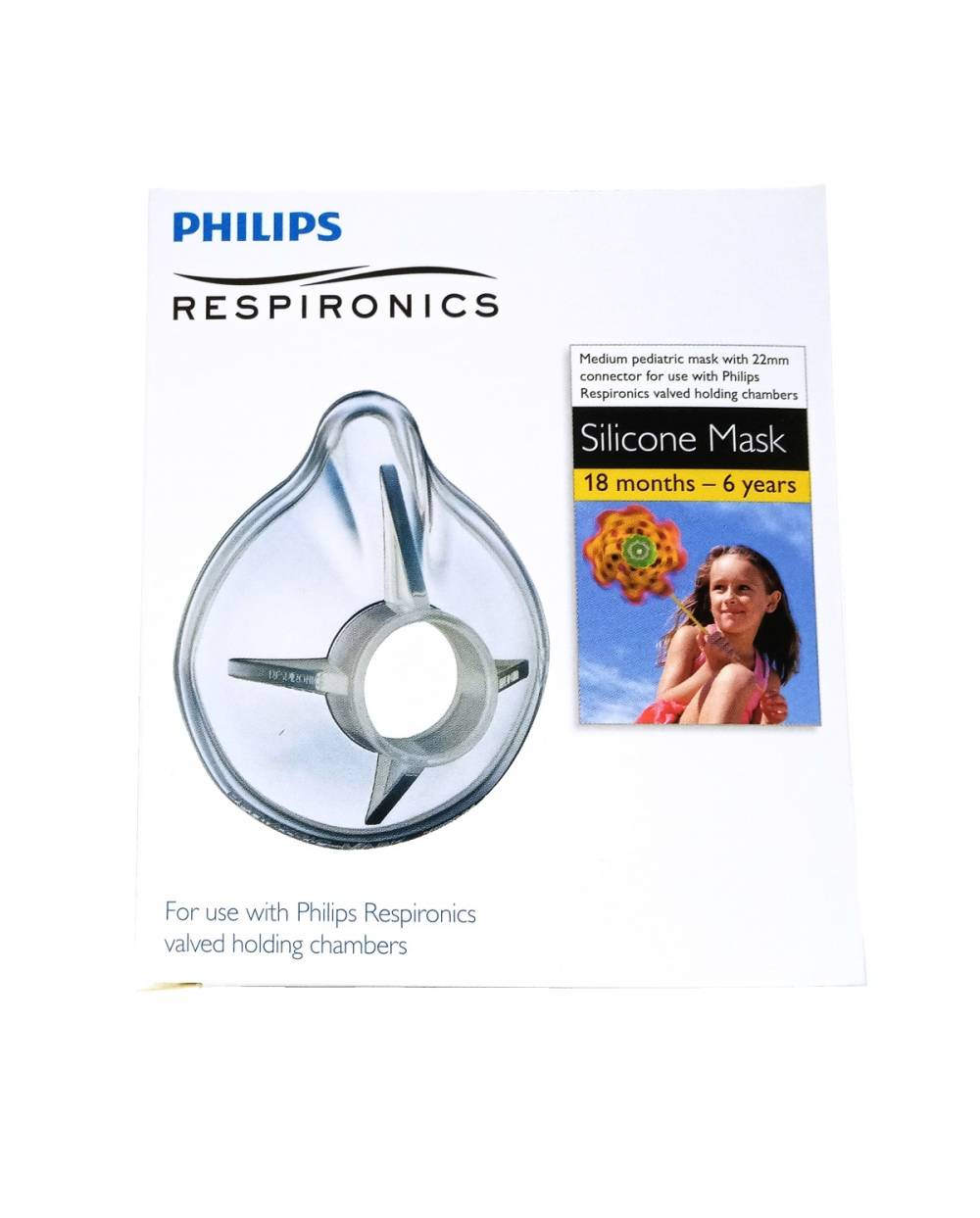 Mascarilla de silicona - 18 mese a 6 años - Philips
