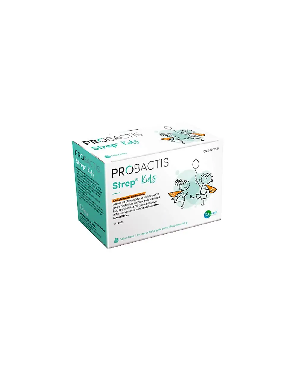 Probactis - Probactis Strep® Kids es el probiótico para niños menores de 5  años que viene en formato de 30 sobres y Probactis Strep® en formato  pastillas para chupar para adultos y