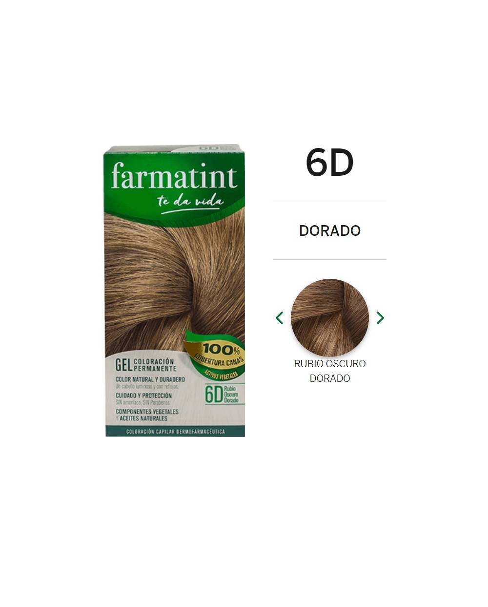 Farmatint Classic - 6d - Rubio Oscuro Dorado