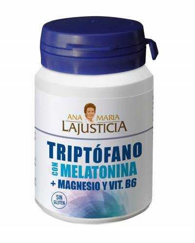 Triptófano con melatonina + Magnesio y vitamina B6