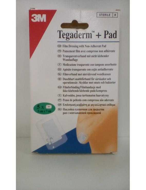 Tegaderm + pad (5x7 cm) - 5 unidades