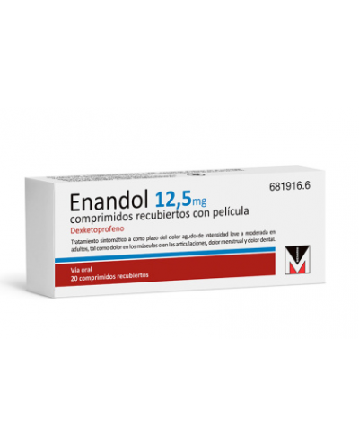 Enandol 12,5 mg 20 comprimidos recubiertos
