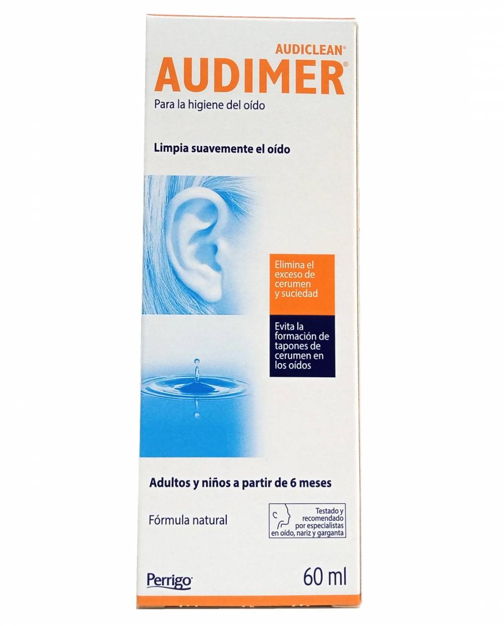AUDIMER Audiclean Solución Limpieza de Oídos 60 ml