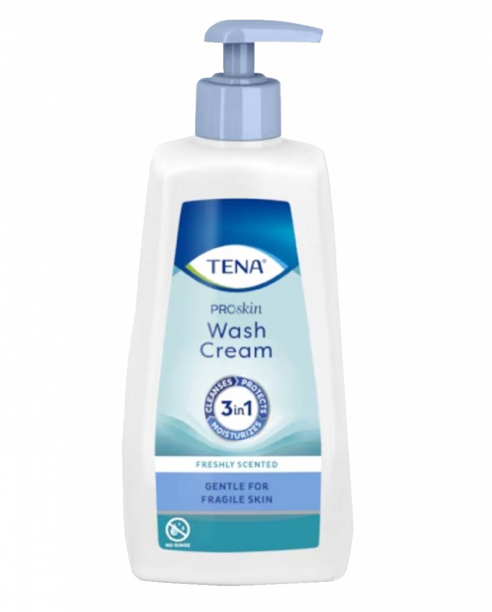 Tena Wash Cream 3 en 1 Con Dosificador - 1000 ml