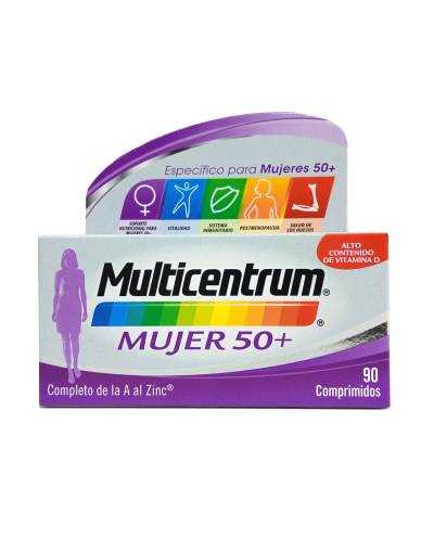 Multicentrum mujer 50+ 90 comprimidos n
