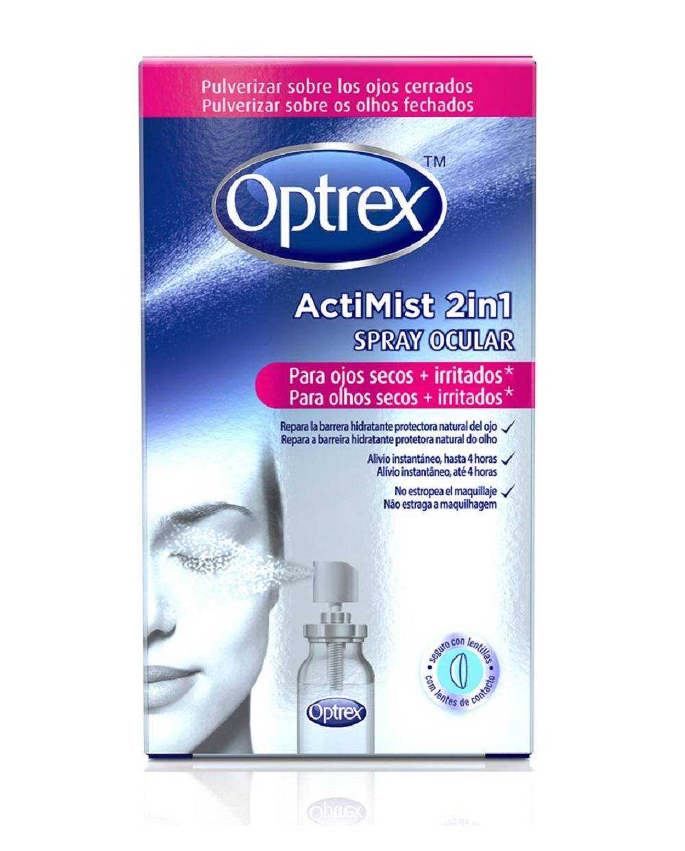 Optrex Doble Acción para Ojos Secos, 10 ml