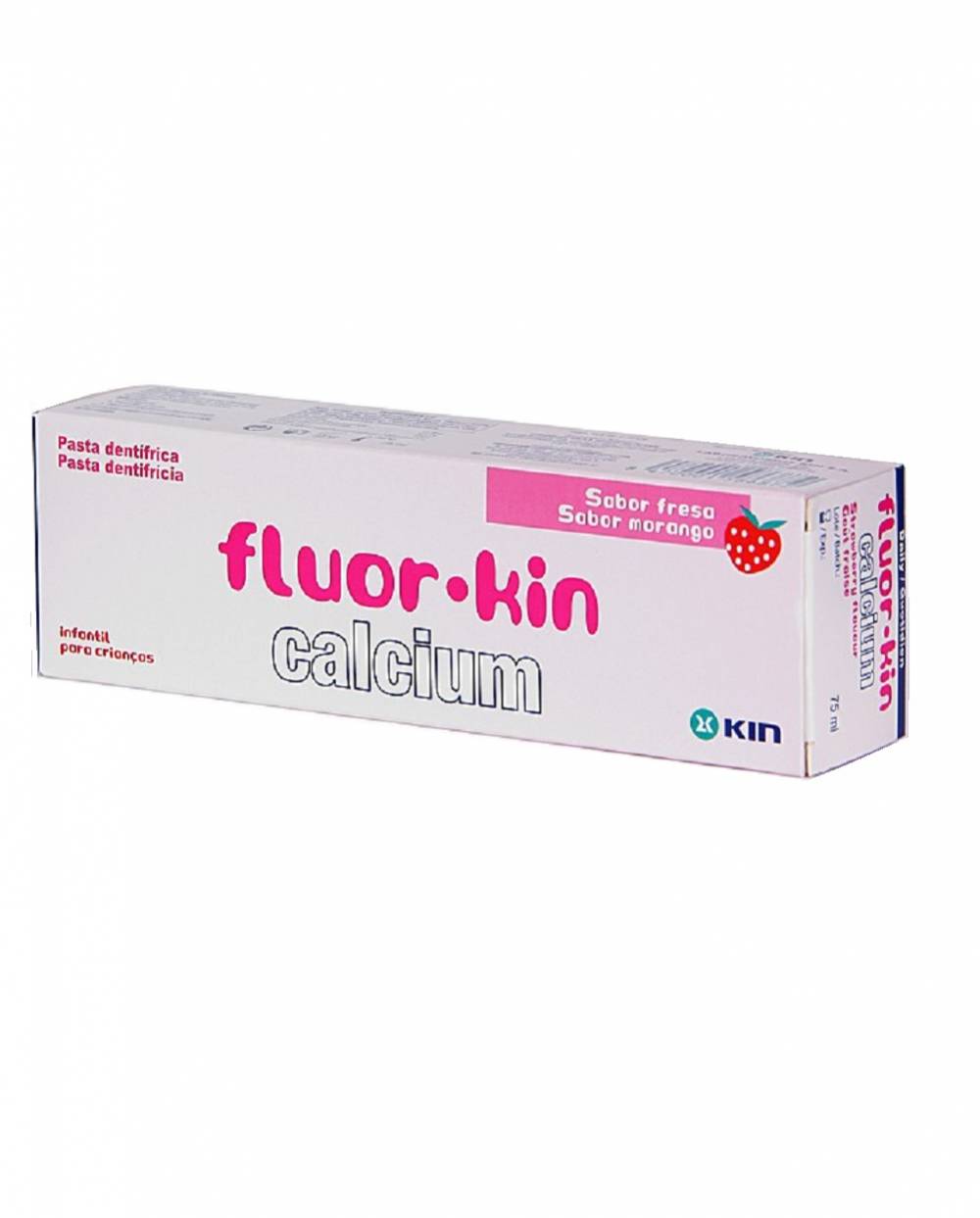Fluor-Kin  Pasta Dentifrica Infantil  Fresa  75 Ml