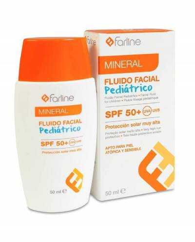 Solar Farline Mineral - Fluido Facial Pediátrico Spf 50+ - 50 ml