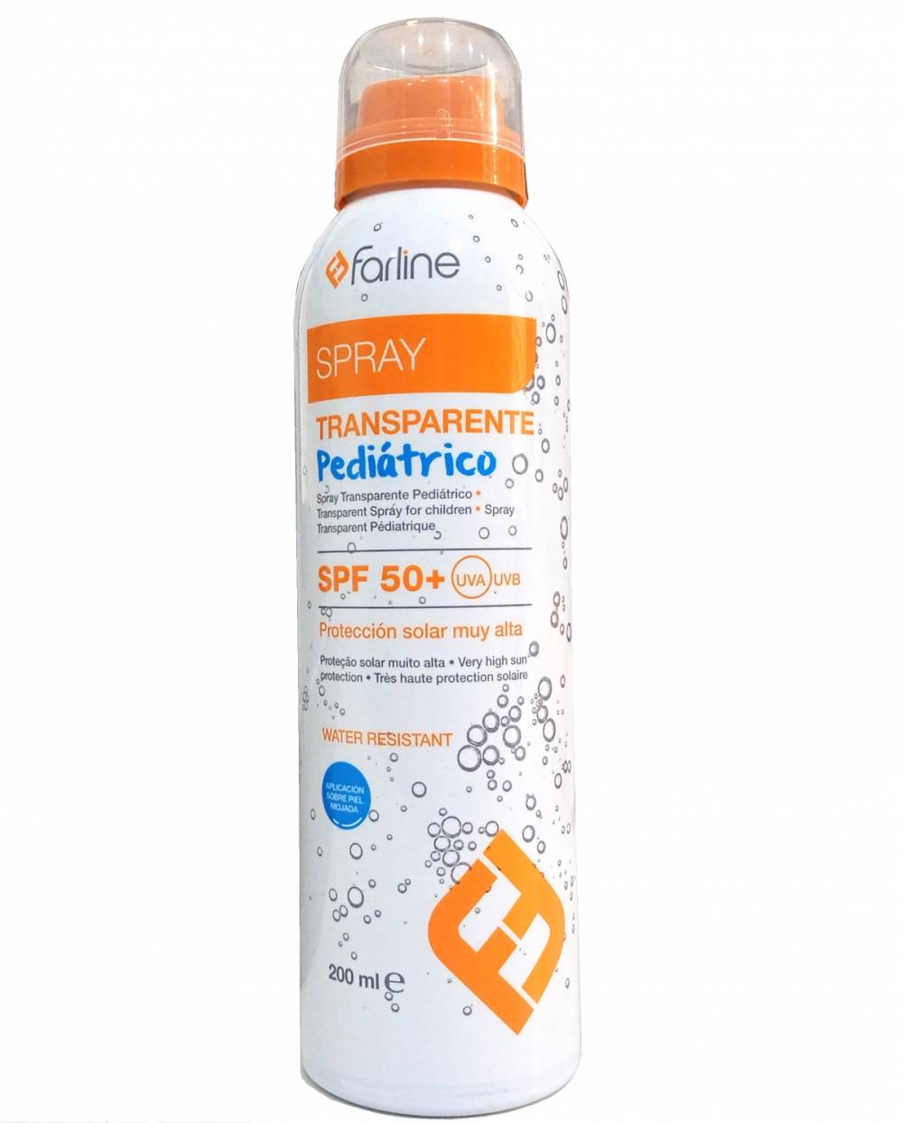Solar Farline - Spray transparente pediátrico Spf 50+ - 200 ml