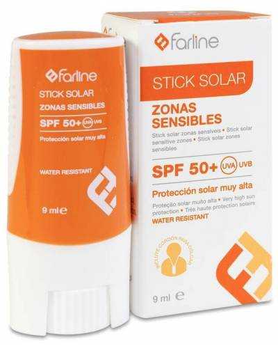 Farline stick solar spf 50+ zonas sensibles