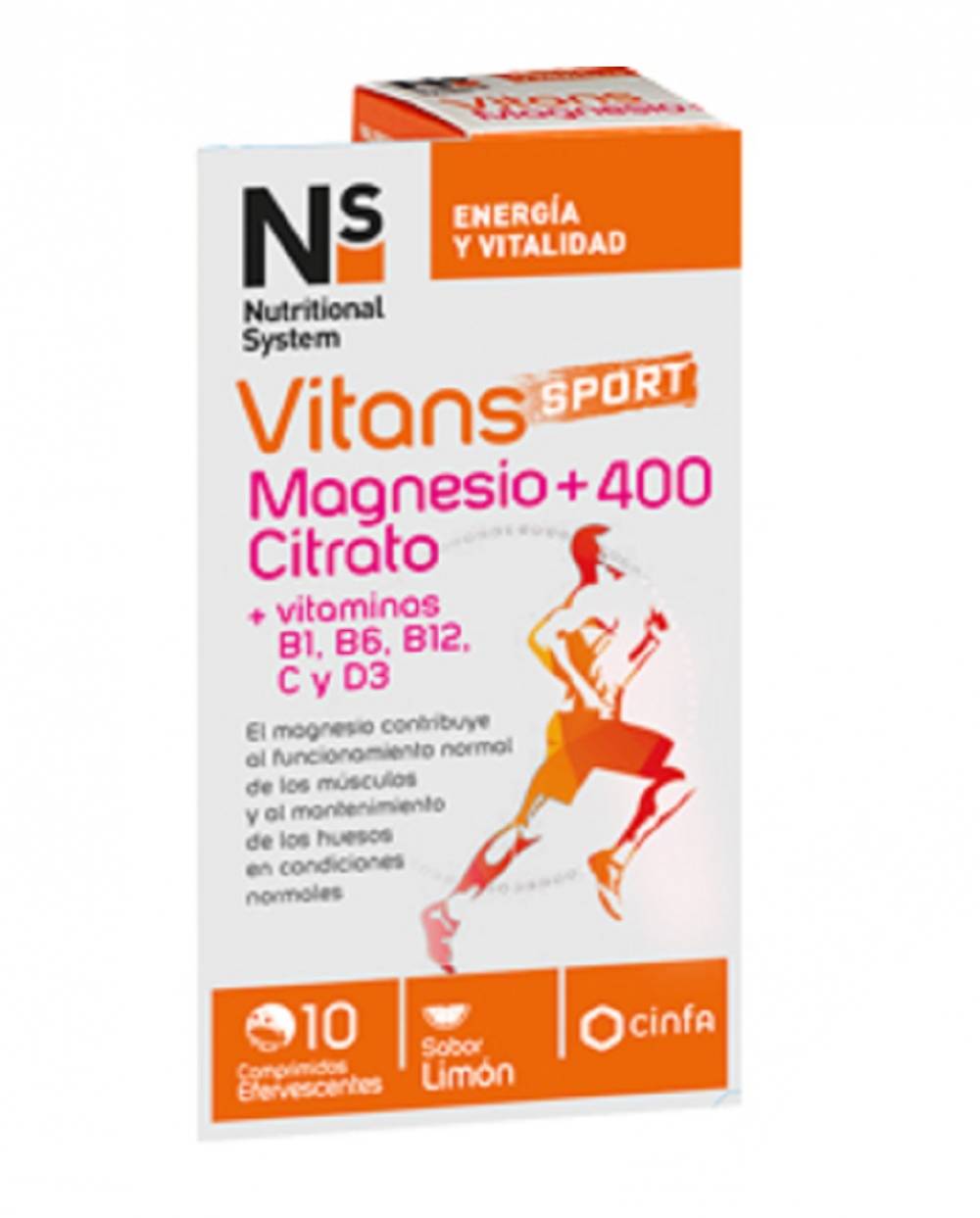 Ns Virans Magnesio +400 Citrato 10 comp. efervescente
