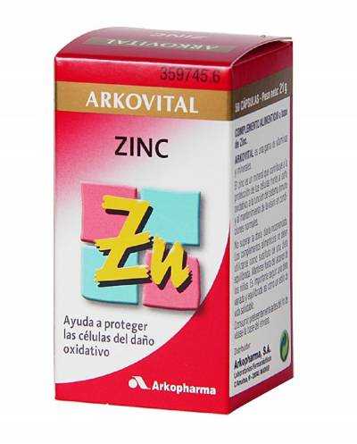 Arkocápsulas zinc - 50 cápsulas