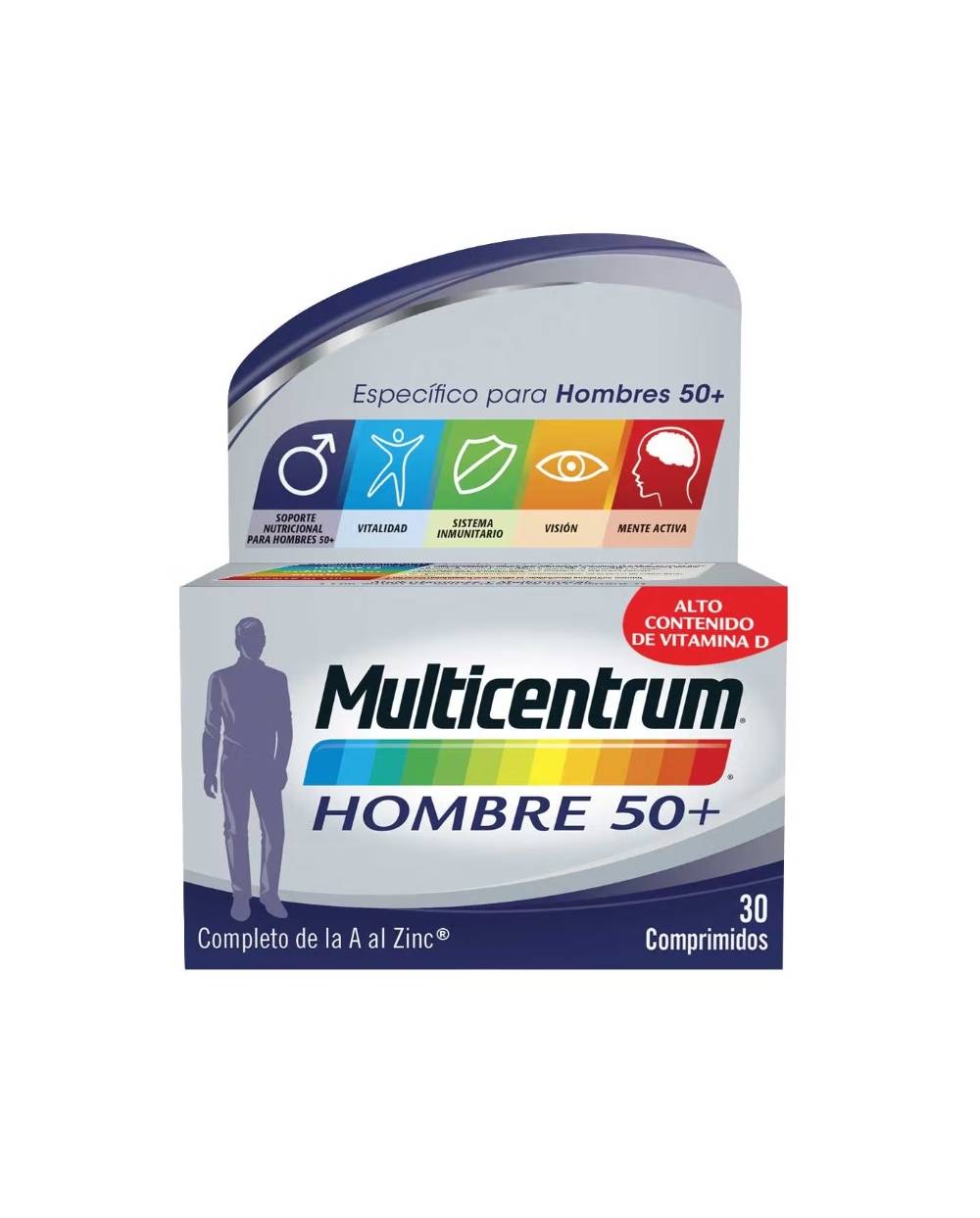Multicentrum hombre 50+  30 comprimidos