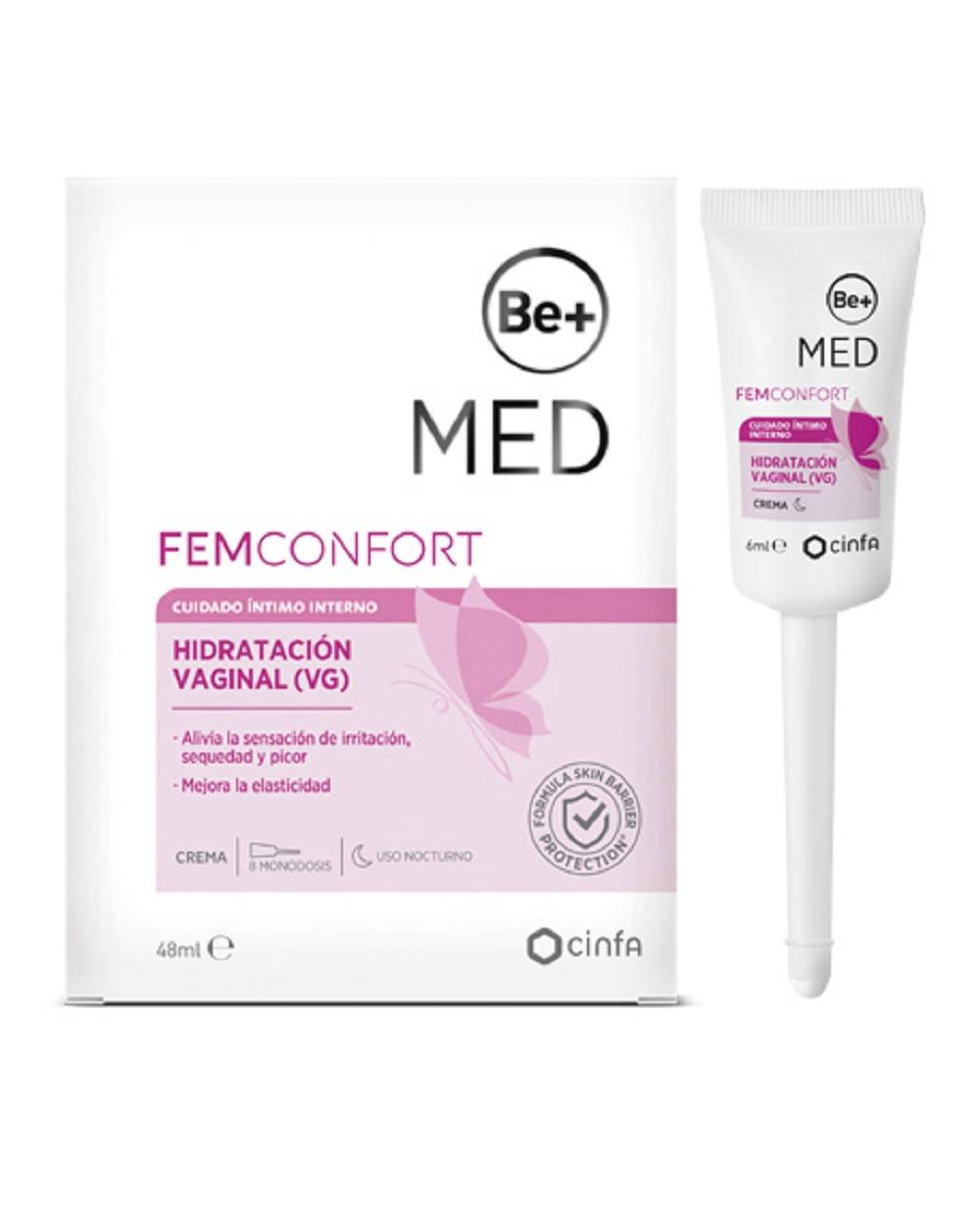 Be+Med Femconfort - Hidratante vaginal - 8x6 ml