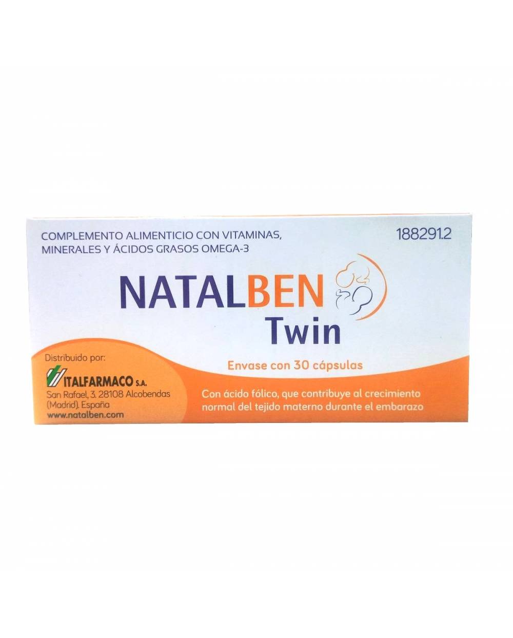 Natalben Twin - 30 capsulas