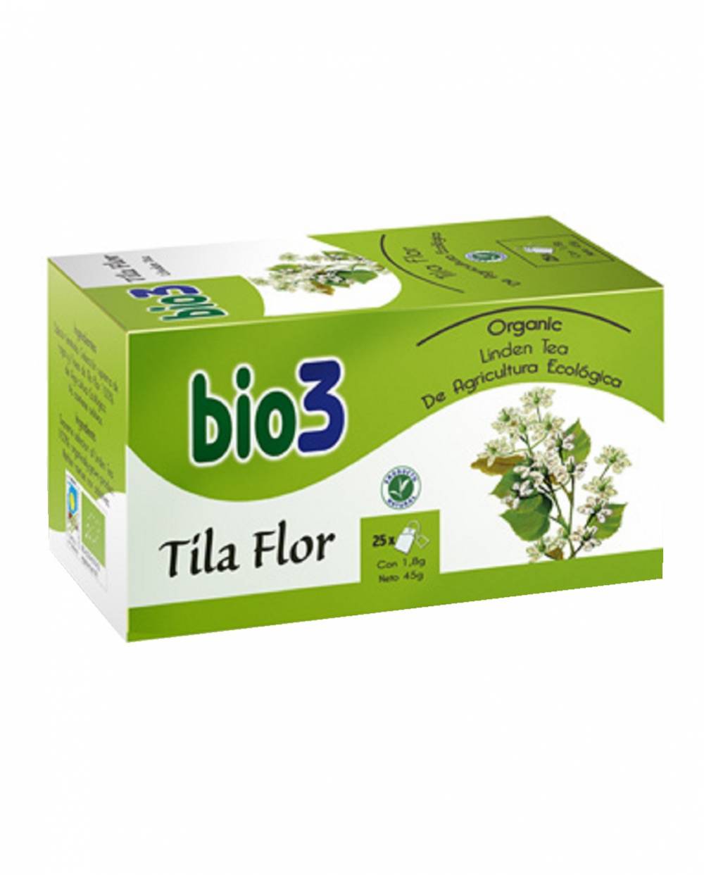 Bio3 Tila Flor Ecológica 25 bolsitas