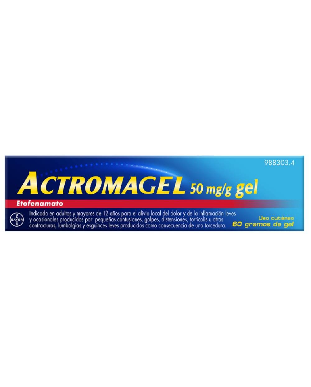Actromagel 50 mg/g - gel - 60 gramos