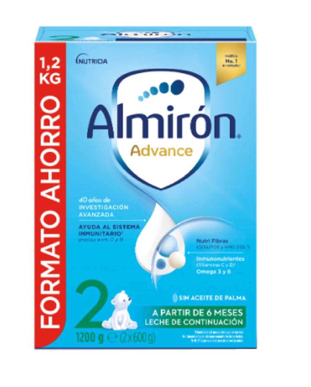 ALMIRON ADVANCE 2 FORMATO AHORRO 1200 G - Alimentacion Infantil