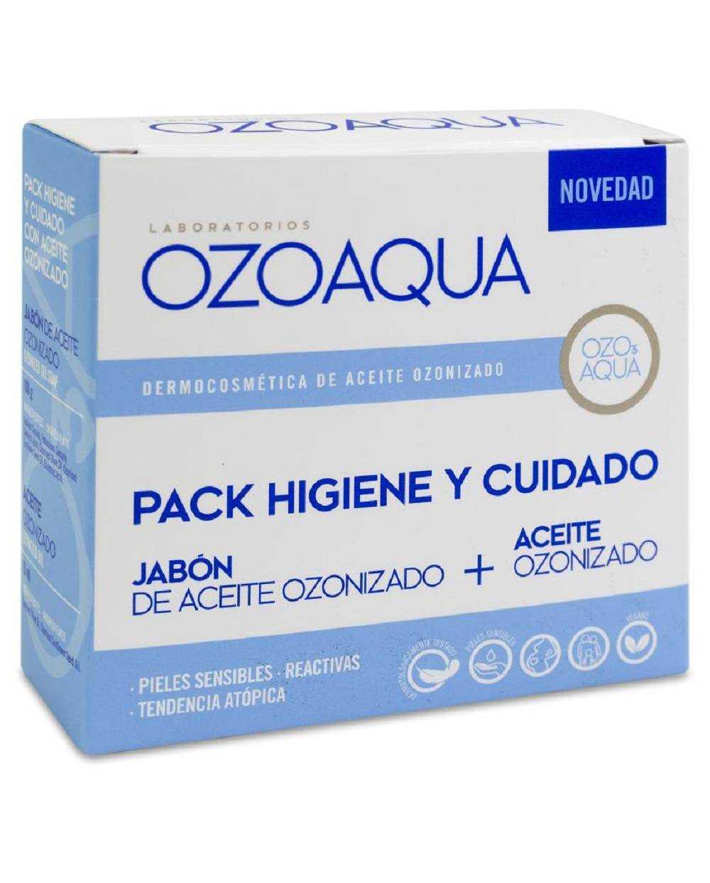 Pack Ozoaqua aceite ozonizado + jabón