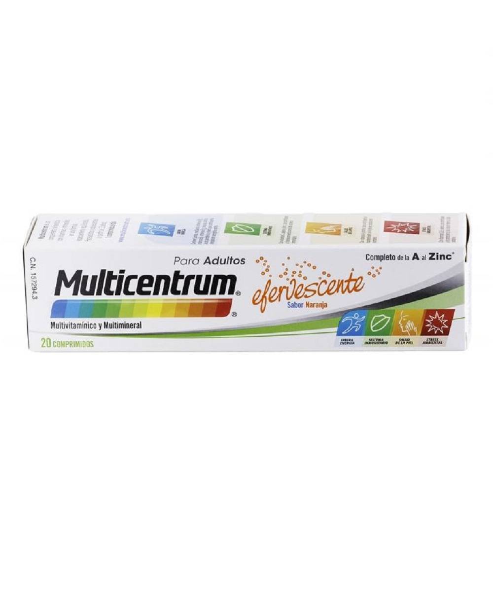 Multicentrum Luteína 20 comprimidos efervescentes