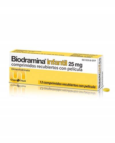 Biodramina Infantil 25 mg - 12 comprimidos