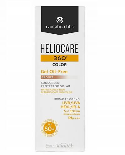 Heliocare 360º SPF 50 + Color Gel Oil Free Bronze