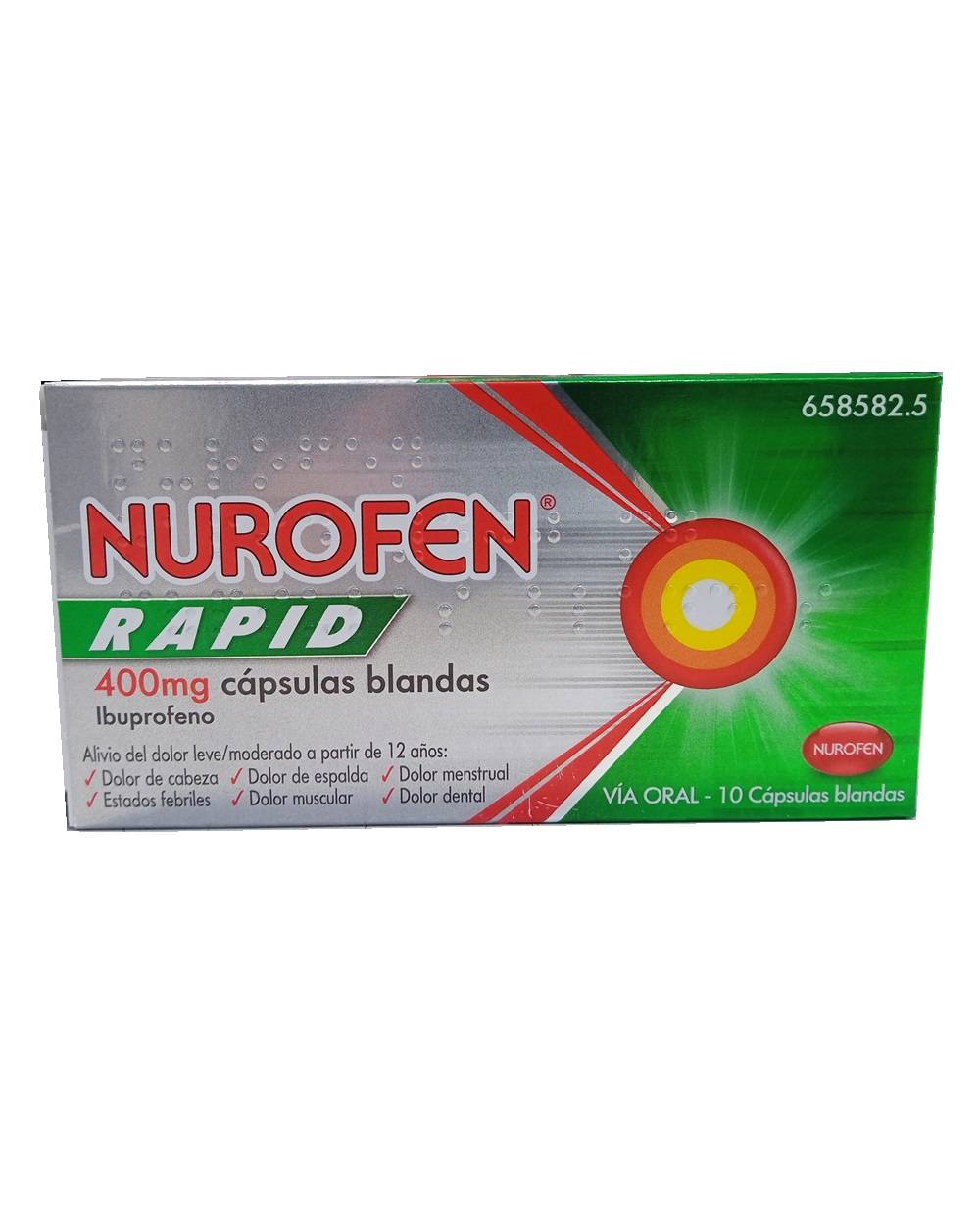 Nurofen rapid 400 mg - 10 cápsulas