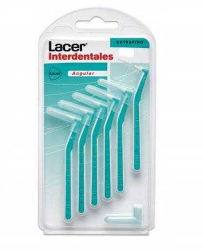 Cepillo interdental angular extrafino lacer 6 unidades