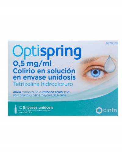 Optispring 0.5 mg/ml - colirio - 10 envases unidosis n
