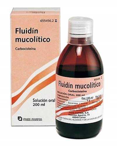 Fluidín Mucolítico - 50 Mg/Ml - 200 Ml n