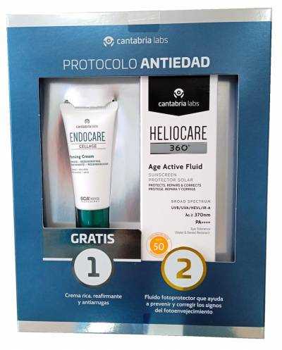 Pack helio 360 age active fluid 50ml + endocare n
