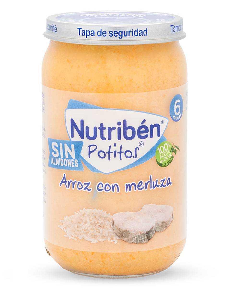 Nutriben - Merluza con arroz 250 g - Alter