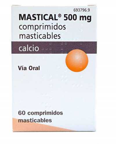 Mastical 500 mg - 60 comprimidos masticables