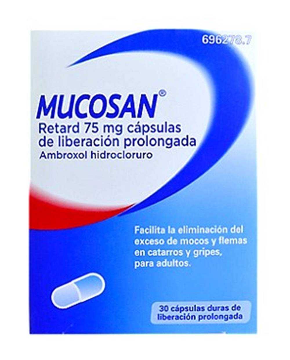 Mucosan Retard 75 mg - 30 cápsulas