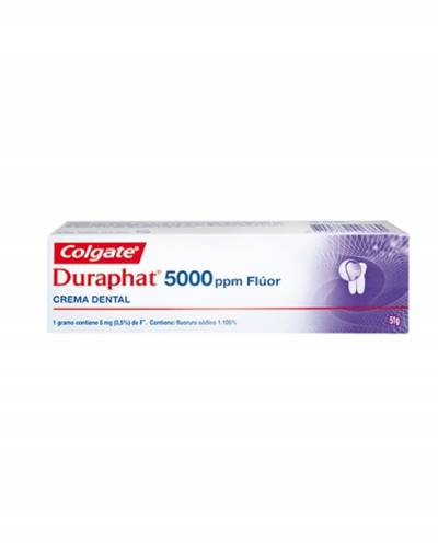 Pasta de dientes Duraphat 5000ppm flúor contra la caries 51gr