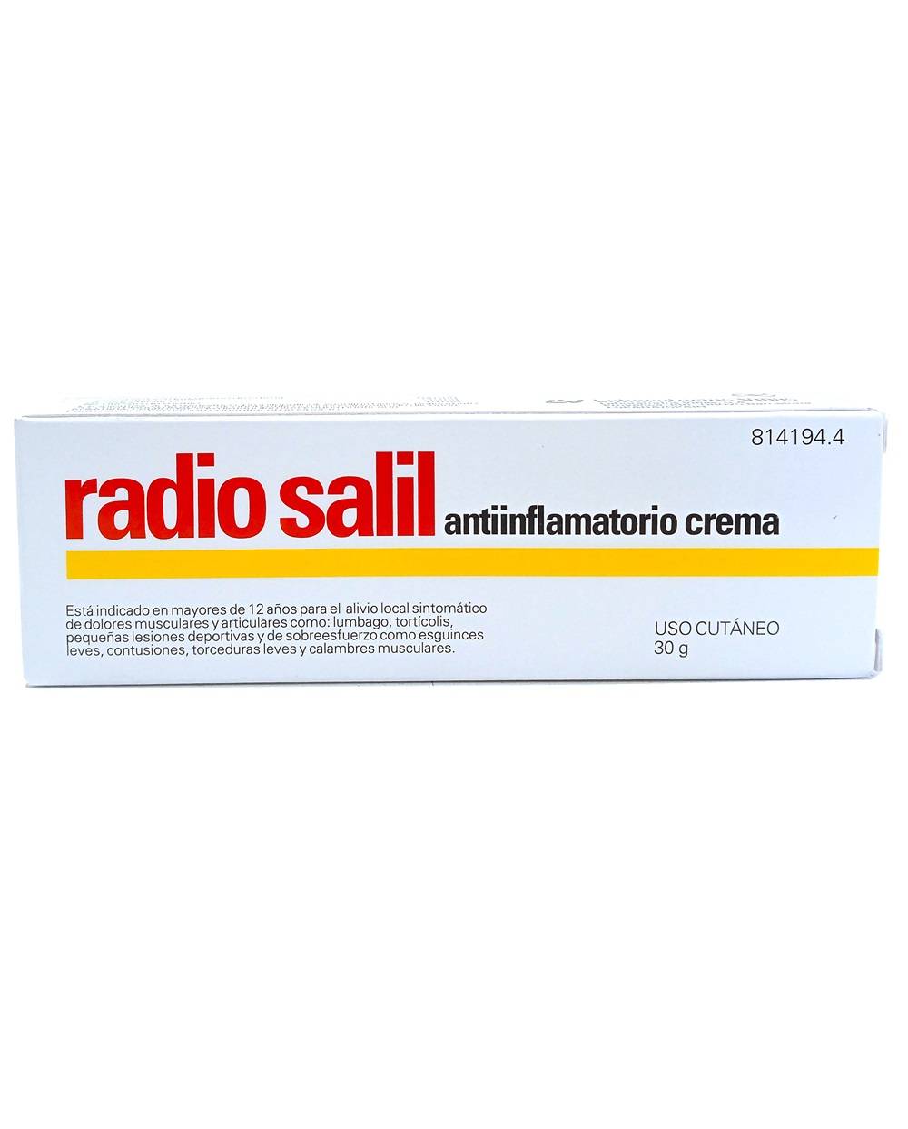 Radio salil crema 30 gramos