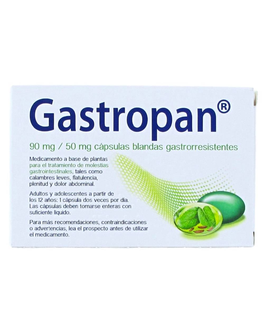 Gastropan 90/50 mg - 14 cápsulas blandas
