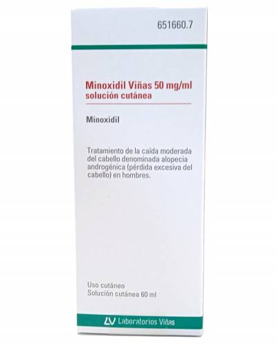 Minoxidil Viñas 50 mg/ml Solución Cutánea - 60 ml