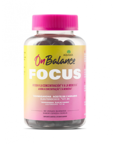 Aquilea onbalance focus 60 gominolas sabor cerez